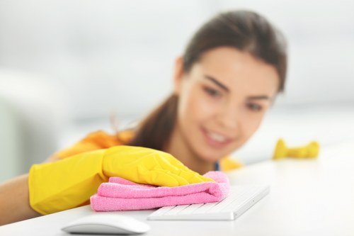 Local waste separation and recycling facilities supporting carpet cleaning operations